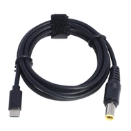 1.5m/5ft USB Type-C PD to 7.9mm*5.5mm Laptop DC Jack Adapter Cable for Lenovo ThinkPad T400 T410 T42