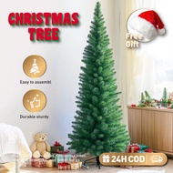 Slim Christmas Tree 7ft/8ft Metal Stand Artificial Christmas Decorations Xmas Tree F1FZ