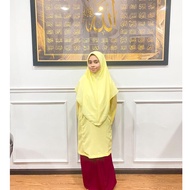 BAJU KURUNG SEKOLAH KUNING (BAJU SAHAJA) KAFA PERLIS BAJU KAFA MURAH BAJU PENGAWAS PERPUSTAKAAN BAJU