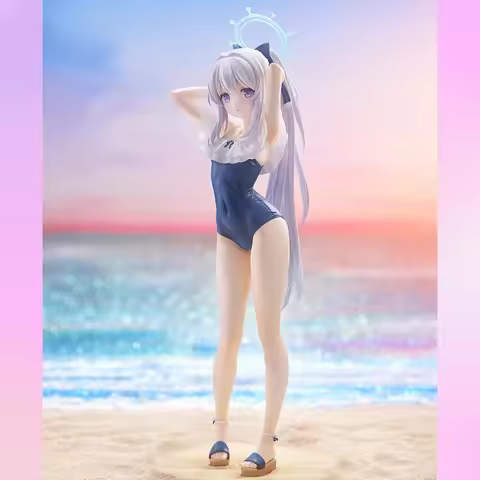 Blue Archive Scale Azur Lane Pola Seaside Coincidence Swimwear Tsukiyuki Miyako Game Anime Beautiful