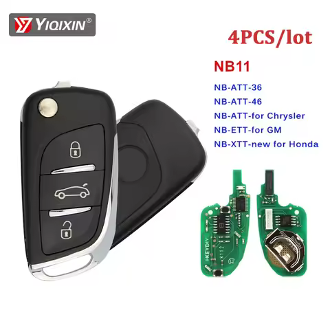 4pcs KEYDIY NB11 Multifunctional Car Remote Key DS Style Remote KD900/KD-X2 Key Programmer For All B