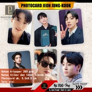 Photocard Jeon Jung-kook BTS Contents 100pcs (Free Sticker And Inner (5pcs) | Limited Edition