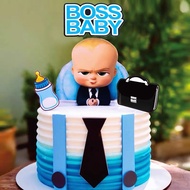 ️ Baby Boss Baby Boss Cake Decoration Card Baby Bottle Briefcase Tie Baby Boss Dress Up Children Bir