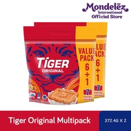 【Bundle of 2】 Tiger Plain Sweet Biscuits Multipack - Original/Chocolate (372.4g)