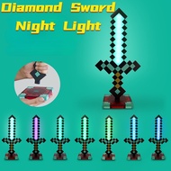 Cool Diamond Sword Night Light 14 Colors Transformation Game Same Style Diamond Sword Light Creative