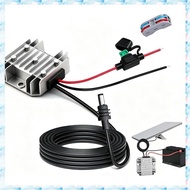 [R Q M U] Power Supply Cable for  Mini 12V 24V to 30V 3.5A DC Step Up Converter,10FT 9V-28V Input IP