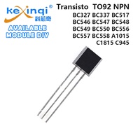 (100pcs)Transistor BC327-40 BC337 BC517 BC546 BC547 BC548 BC549 BC550 BC556 BC557 BC558 A1015 C1815 