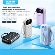 Dosen Original Powerbank fast charging 10000mAh-42000mAh Y342 PD 22.5W Portable Comes with three wir