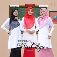 [PROMO FREE SHIPPING]Kurung Miss Cikgu tgh promo nii-Sedondon Guru Sekolah-Persatuan-Baju uniform-Baju kokurikulum-Bedak