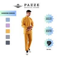 [Koshibo] Pazze Baju Melayu Modern Slim Fit - Baby Blue Violet Purple Mustard Grey Dark Grey