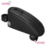 ANHUITYJ Bike Top Tube Bag, 600D Polyester Waterproof Bike Frame Bag, Portable 0.3L 0.6L Triangle Re