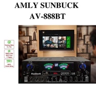 Amply karaoke bluetooth Amply 5.1 Sunbuck AV-888BT - Bảo hành 12 tháng - Công suất cao 7 kênh bộ khu
