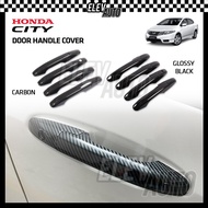 Honda City GM2 TMO 2008 - 2013 Door Handle Cover Carbon Fiber Trim Accessories Bodykit Bowl GM2 2009