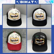 Dsquared2 Men's and Women's Fashion Button Buckle Baseball Cap, 1964 maple leaf mesh hat Dsquared2 M