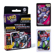 1PC UNO Officially Licensed Board Games UNO Card Classic Colour & Number Matching Card Transformers 