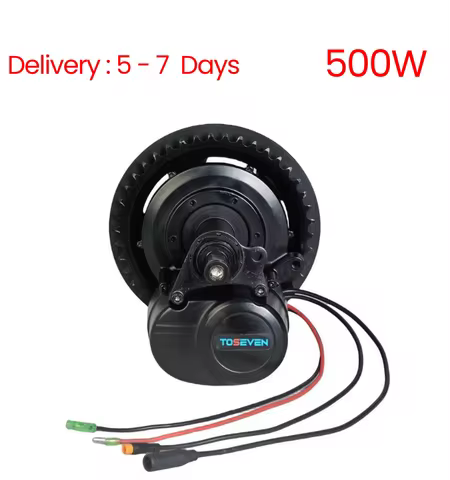 Toseven DM02 500W 36V 48V Electric Bike Mid Drive Motor with Torque Sensing