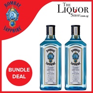 (2 Bottles x 750ml) Bombay Sapphire London Dry Gin ABV 40% 750ml