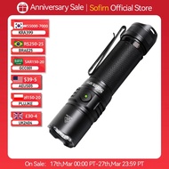 Sofirn SP35 Rechargeable LED Flashlight 21700 Type C 2A SST40 2200lm Torch 2 Groups with Ramping Power Indicator Update ATR