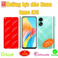 Toughened flexible phone screen protector for Oppo A78