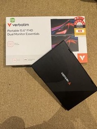 Verbatim Portable 15.6" FHD Dual Monitor