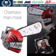 New Helm Chainsaw Man Denji Helmet Anime Topeng Cosplay Chainsaw Man
