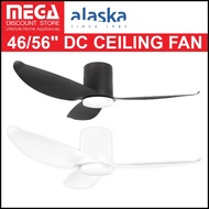 ALASKA FERN 46/56" DC CEILING FAN WITH REMOTE &amp; DIMMABLE LED LIGHT