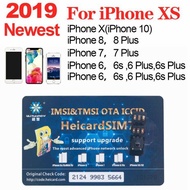 Heicard ปลดล็อคซิมการ์ดเทอร์โบซิม ICID นาโนซิมพับได้สามารถใส่ได้กับ iPhone Xs สูงสุด Xs X XR 8 7 6S 6 Plus + IOS 12.4