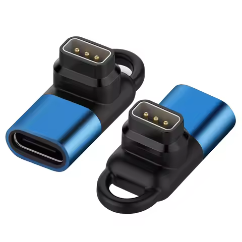 Type-C Charger Converter For Coros Pace 3 2/Vertix 2 USB C 90 Degree L Shape Charging Adapter For Co