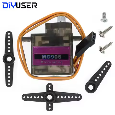 DIYUSER MG90S Metal gear Digital 9g Servo For Rc Helicopter plane boat car MG90 9G