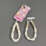 Trendy Phone Case Lanyard Short Anti-Lost Wrist Strap Creative Simple Style Bag Strap Pendant CCD Ca