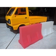 Divider safety barrier hoarding board design miniature WPL RC car scale 1/10 1/12
