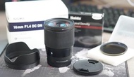【幾乎全新，送減光鏡】SIGMA 16mm F/1.4 DC DN Contemporary Lens for Sony E mount 適馬 超廣角 鏡頭 (有原廠包裝 Original Packa