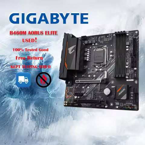 Gigabyte GA B460M AORUS ELITE Micro-ATX Intel B460 DDR4 M.2 128G Support 10 gen LGA 1200 CPU Motherb