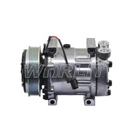 24V Truck AC Compressor 7H15 6PK Auto Air Conditioner Cooling System Compressor For Dongfeng Chenglong H7 WXTK061