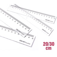1 Transparent Deli Ruler 20/30cm E6220/ E6230