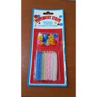 LILIN Peppermint Candle/ Birthday Candle Birthday Candle Character Candle Contents 24