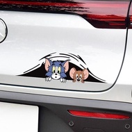 New Creativity Tom and Jerry Sticker Waterproof Reflective Stickers Car Body Decorative Stickers Lap