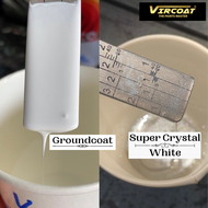 Super White Crystal Vircoat 2K Car Paint Basecoat/ Car Motor Body Paint- V9918