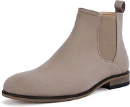 Men's Chelsea Boots Comfortable Suede Dress Boots Chukka Ankle Boots