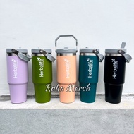 Hlf 900ml stainless Bottle Tumbler With Straw