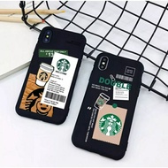 Case Silicone Soft Case TPU Starbucks Black FOR VIVO Y12 / Y12i / Y12S