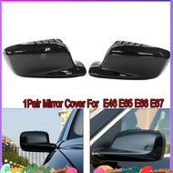 1Pair Car Rearview Mirror Covers Trim Caps for     E65 E66 E67 E46 Coupe E46  51167074236 5116707423