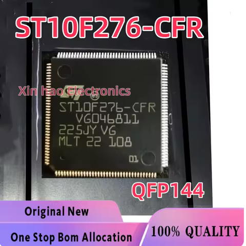 1PCS ST10F276CFR ST10F276 ST10F276-CFR QFP144 Automobile audio circuit board CPU Thick Finger Lots 2