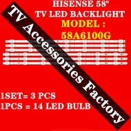 58A6100G HISENSE 58" LED TV BACKLIGHT (Brand New) LED BACKLIGHT 58A6100