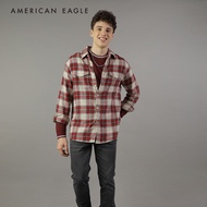 American Eagle Super Soft Flannel Shirt เสื้อเชิ้ต ผู้ชาย ผ้าแฟลนเนล (EMSH 015-2202-663)
