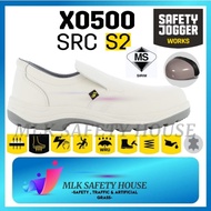 Safety Jogger Safety Shoes - X0500 S2 SRC (White Food Safety Shoes) /Kasut Keselamatan