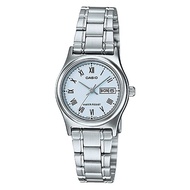 นาฬิกา รุ่น Casio นาฬิกาข้อมือผู้หญิง สายสแตนเลส สีเงิน รุ่น LTP-V006D-2B ( Silver ) จากร้าน MIN WAT