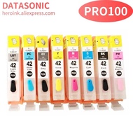 8Pcs For Canon CLI 42 Refillable Ink Cartridge CLI 42 Replacemen