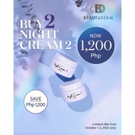 Beautederm Night cream 2 20g and 50g Face Moisturizer