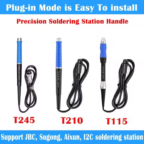 JC Aixun Soldering Station Handle T245 T115 T210 Solder Station Compatible I2C/JBC/XSoldering/JABE U